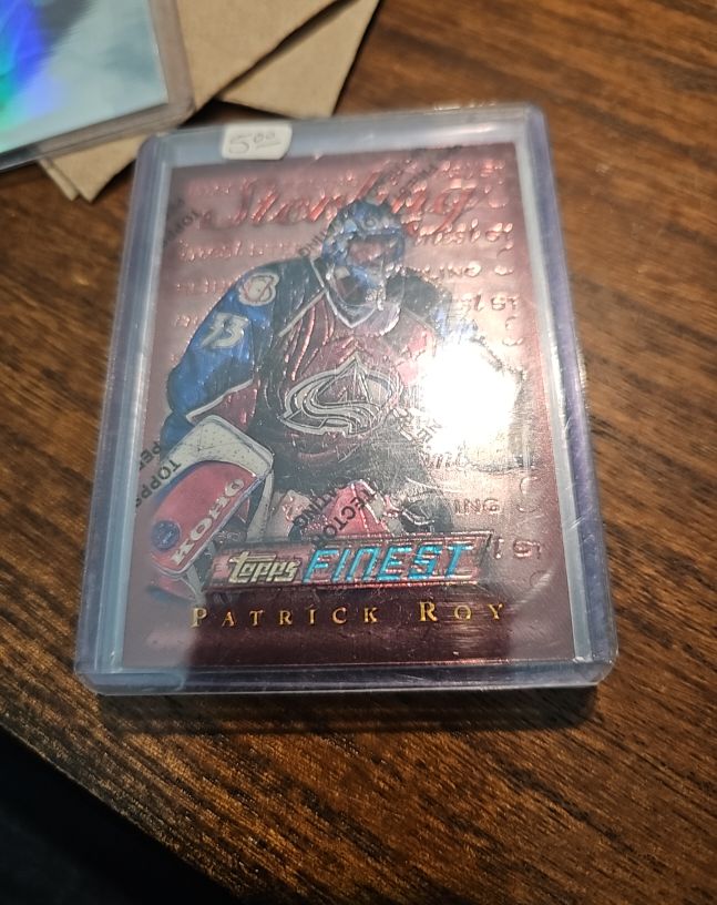 1996 Topps Finest #F-1 Patrick Roy — front