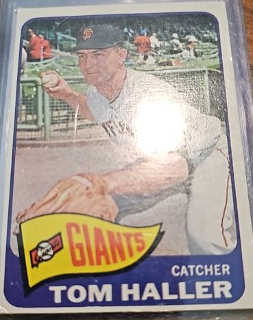 1965 Topps #465 Tom Haller — front