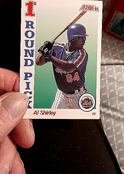 1992 Score #802 Al Shirley — front
