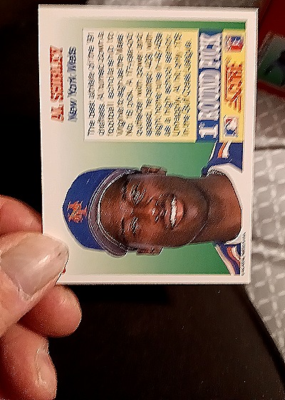 1992 Score #802 Al Shirley — back