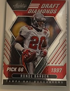 2022 Panini Absolute Draft Diamonds #DD-19 Ronde Barber — front