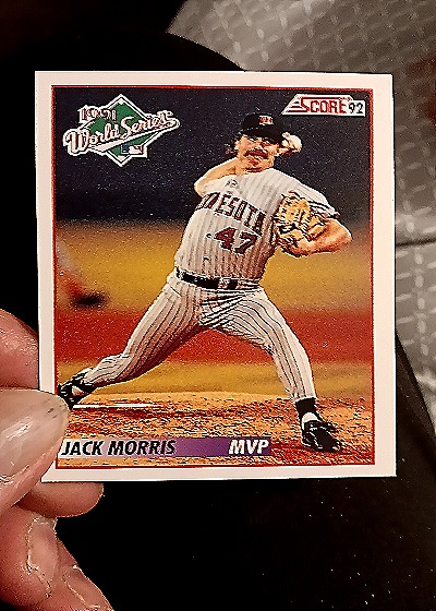 1992 Score #798 Jack Morris — front