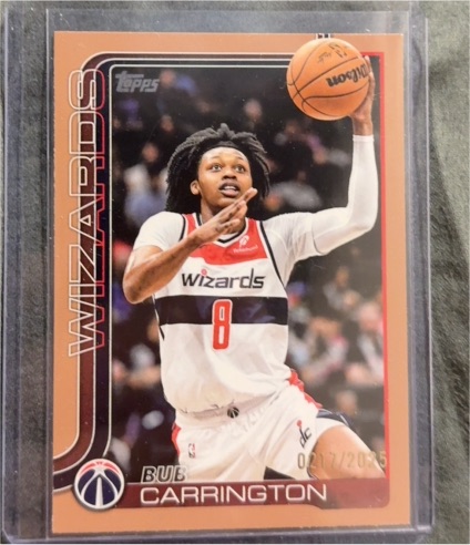 2025-26 Topps #97 Bub Carrington — front