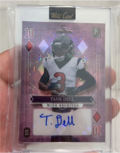2023 Wild Card 5 Card Draw #10 Tank Dell — front