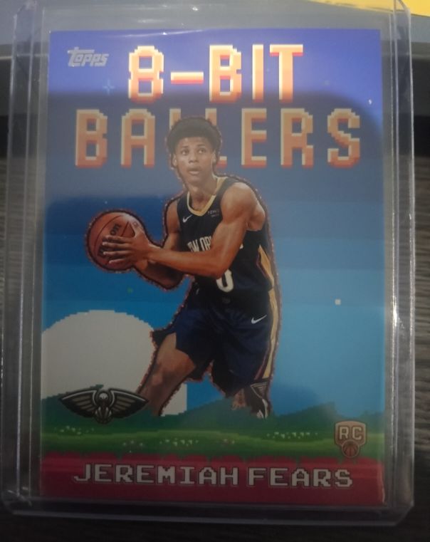2025-26 Topps #8B-37 Jeremiah Fears 8-Bit Ballers — front