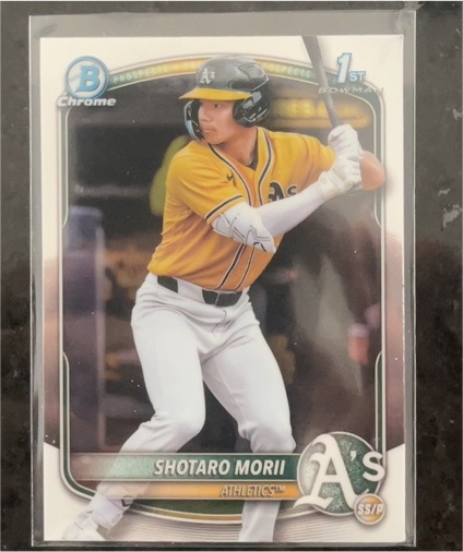 2025 Bowman Chrome #BCP-170 Shotaro Morii — front