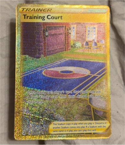 2021 Pokémon Sword & Shield Fusion Strike #282 Training Court — front