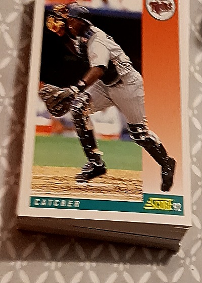 1992 Score Baseball Card Unknown Player — front