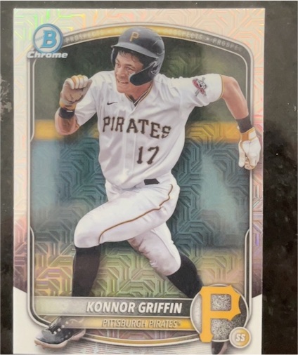 2025 Bowman Chrome Prospects #BCP-86 Konnor Griffin — front