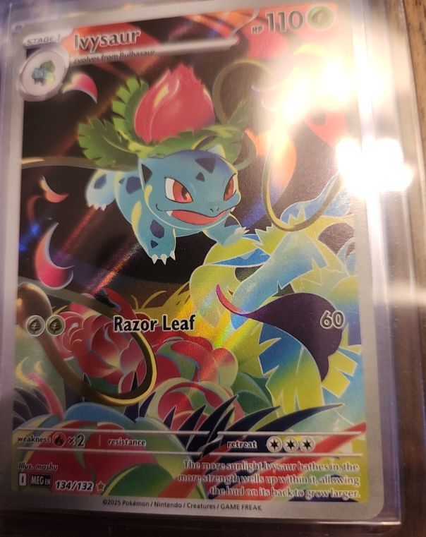 2025 Pokemon Mega Evolution #134 Ivysaur — front