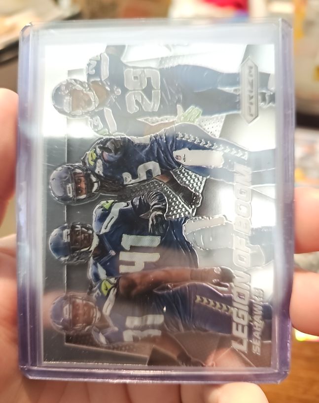 2014 Panini Prizm #LOB-9 Legion of Boom Kam Chancellor Richard Sherman Earl Thomas Brandon Browner — front