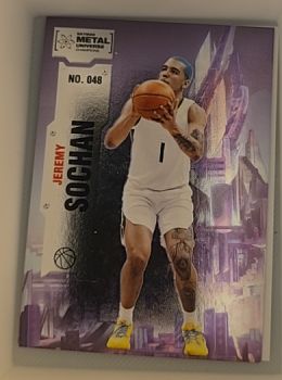 2022 Skybox Metal Universe Champions #048 Jeremy Sochan — front