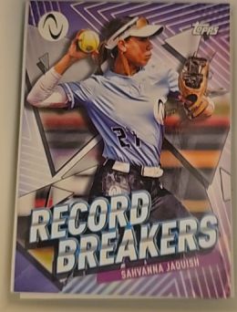 2023 Topps Athletes Unlimited Record Breakers #RB-8 Sahvanna Jaquish — front