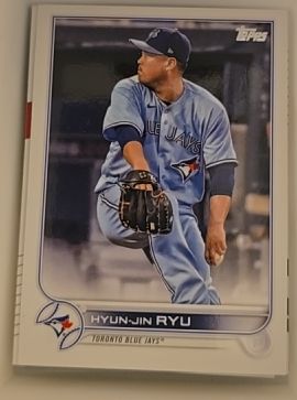 2022 Topps #297 Hyun-Jin Ryu Toronto Blue Jays — front