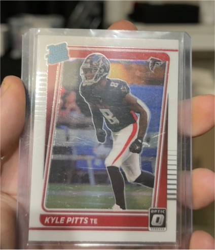 2021 Donruss Optic #211 Kyle Pitts — front