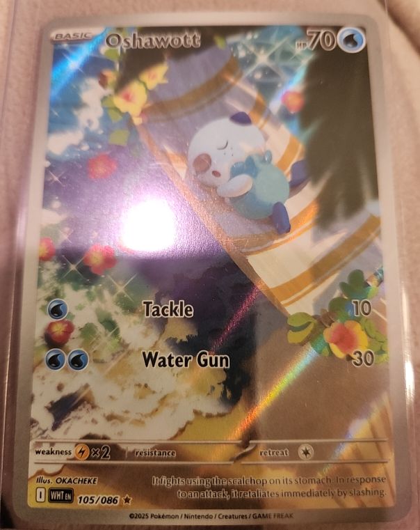 2025 Pokémon #105 Oshawott — front