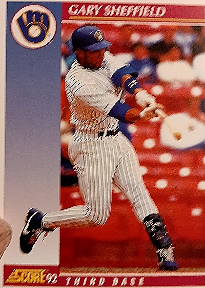 1992 Score #589 Gary Sheffield — front