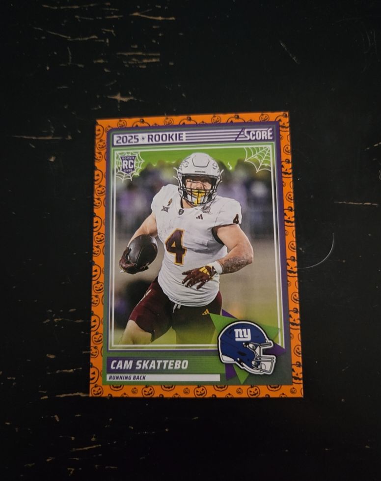 2025 Panini Score #1 Cam Skattebo — front