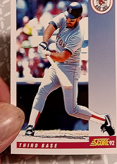 1992 Score #660 Wade Boggs — front