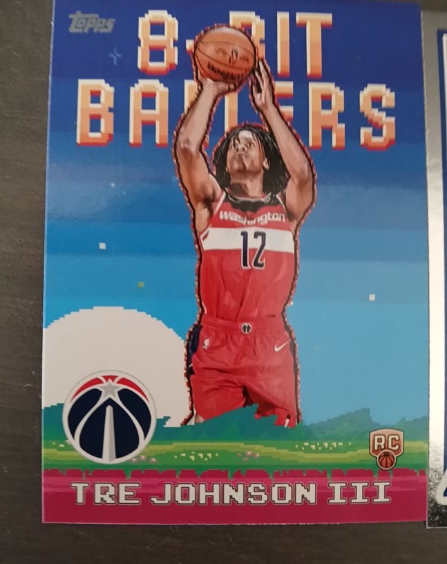 2025-26 Topps Basketball #8B-36 Tre Johnson III — front