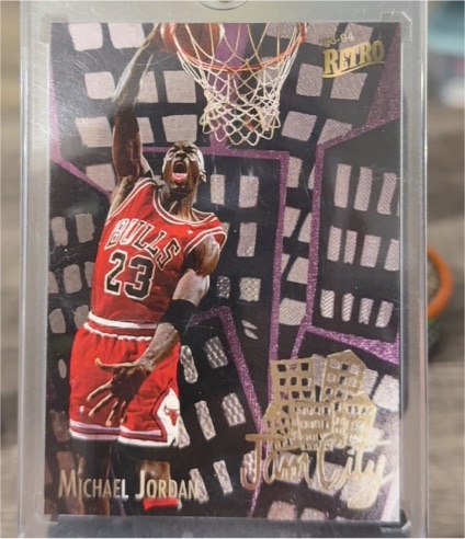 1993 Fleer #64 Michael Jordan Jam City — front
