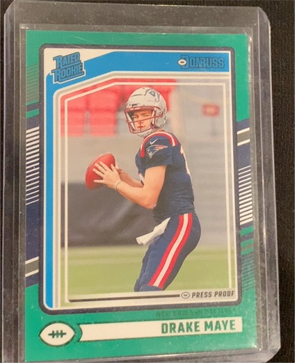 2024 Panini Donruss #379 Drake Maye — front