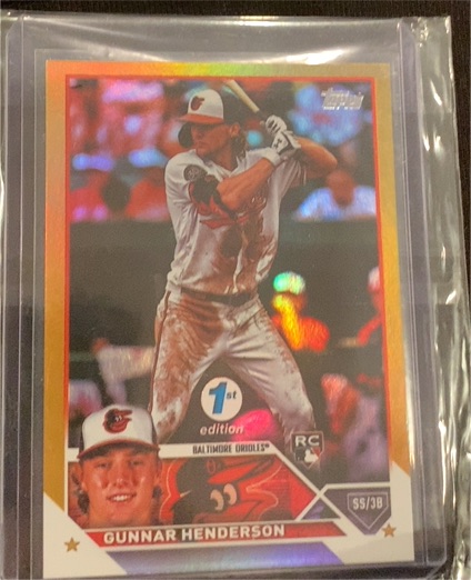 2023 Topps Series 1 1st Edition #206 Gunnar Henderson — front