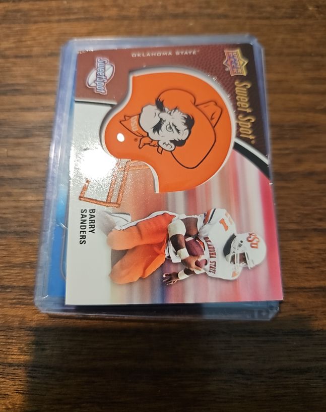 2015 Upper Deck Sweet Spot Helmets #SS-BS Barry Sanders — front