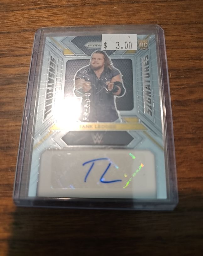 2024 Panini Prizm WWE Sensational Signatures Tank Ledger #SS-LED — front