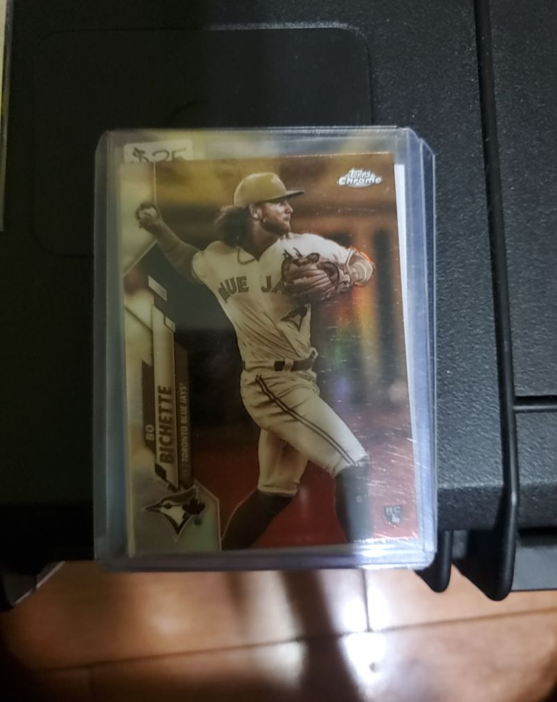 2020 Topps Chrome #150 Bo Bichette Sepia Refractor Rookie — front