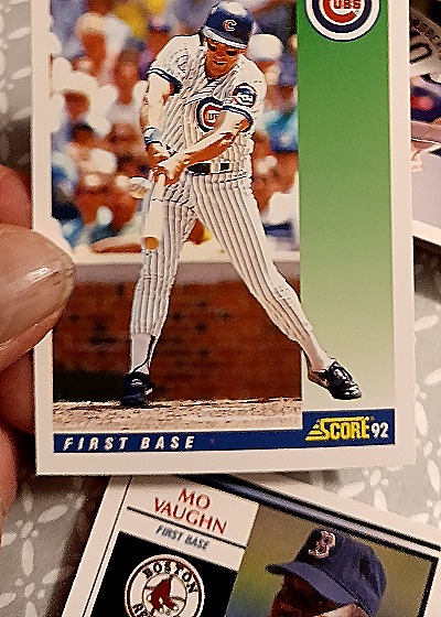 1992 Score #445 Mark Grace — front