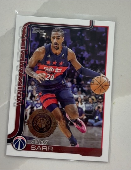 2025-26 Topps #96 Alex Sarr — front