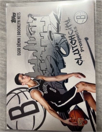 2025-26 Topps Basketball Clutch City Prospects #CC-8 Egor Demin — front