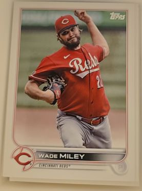 2022 Topps #203 Wade Miley Cincinnati Reds — front