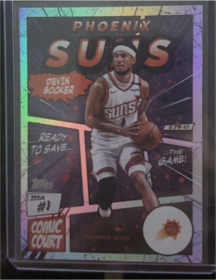 2025-26 Topps Basketball #CC-14 Devin Booker Comic Court — front