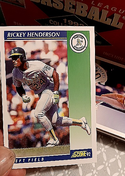 1992 Score #480 Rickey Henderson — front