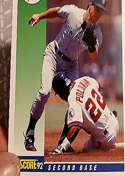 1992 Score #475 Steve Sax — front