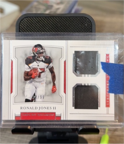 2018 Panini National Treasures #RDM-4 Ronald Jones II — front