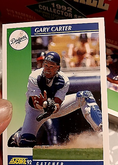 1992 Score #489 Gary Carter — front