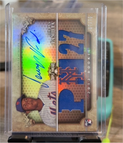 2013 Topps Triple Threads #TT-27 Jeurys Familia — front