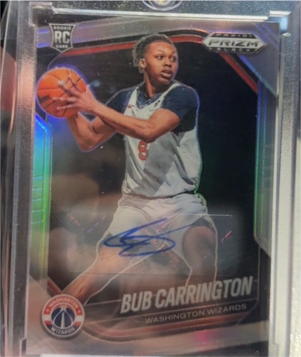 2024-25 Panini Prizm Black #92 Bub Carrington — front