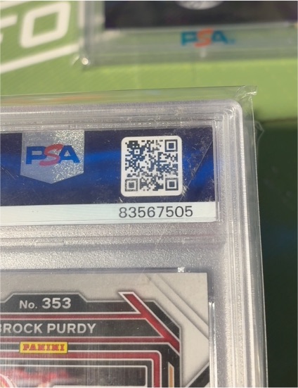 2022 Panini #353 Brock Purdy — front