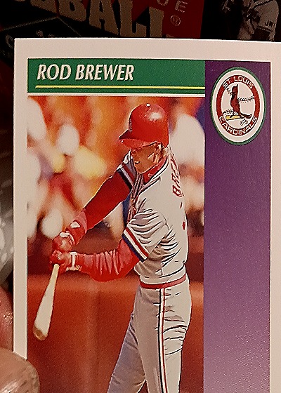 1992 Score #864 Rod Brewer — front