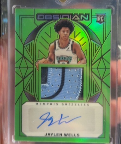 2024-25 Panini Obsidian #229 Jaylen Wells — front