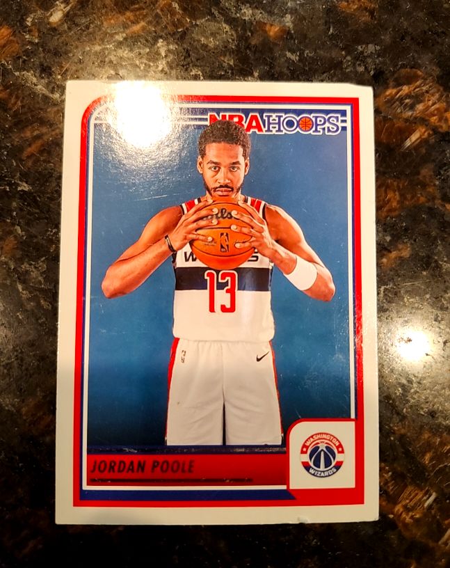 2023-24 Panini NBA Hoops #137 Jordan Poole — front