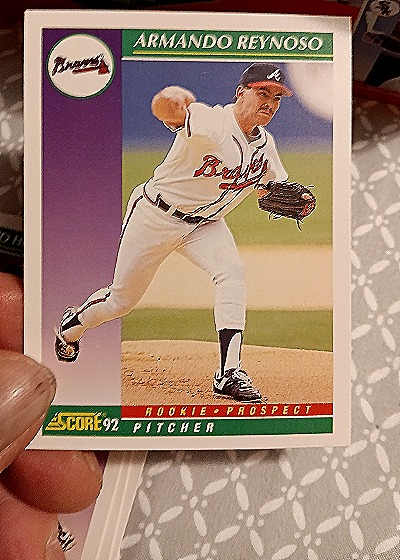 1992 Score #692 Armando Reynoso — front