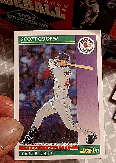 1992 Score #876 Scott Cooper — front