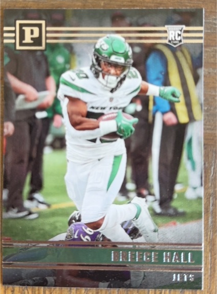 2022 Panini Chronicles #PA-11 Breece Hall — front