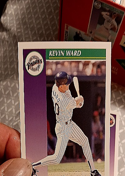 1992 Score #862 Kevin Ward — front