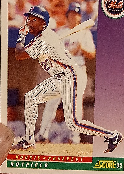 1992 Score #18 Gary Sheffield — front